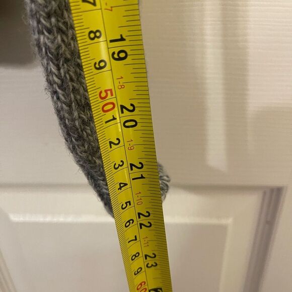 Classic Gray and Red Argyle Cardigan Sweater - Picture 11 of 11